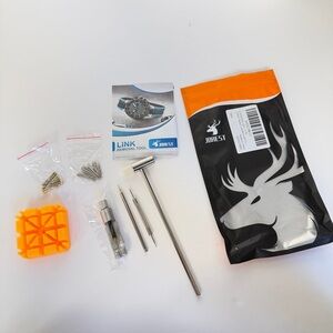 Jinrest Watch Link Removal Tool Kit - Orange/Black